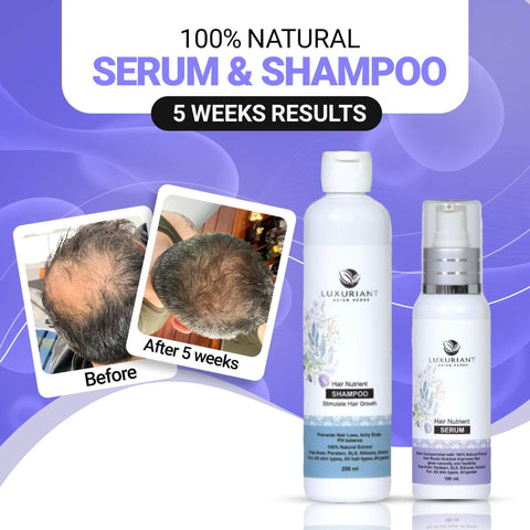 UNISEX 2 MONTH HAIR GROWTH PACKAGE (3 SERUMS/1 SHAMPOO)